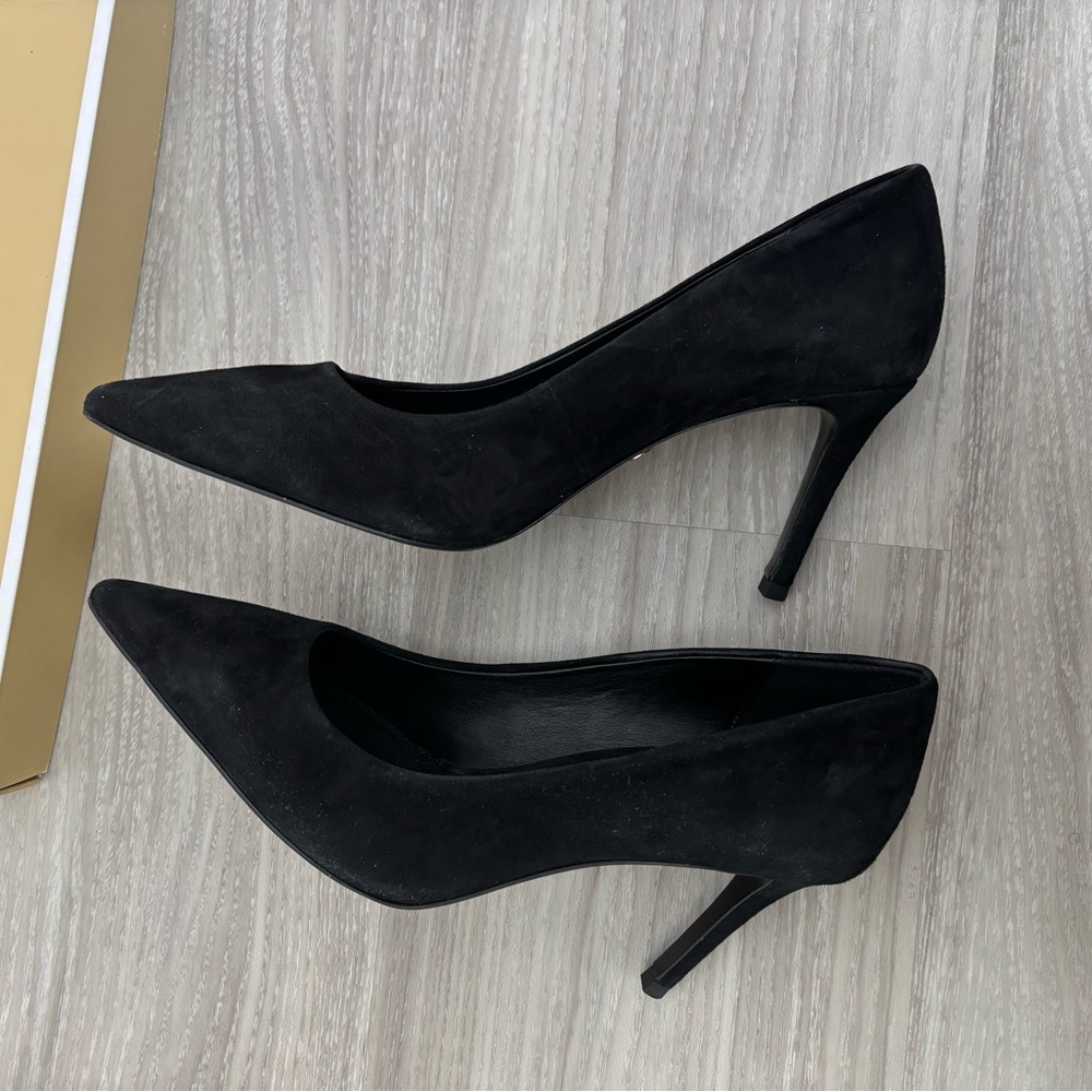 Michael Kors Black Suede Heels